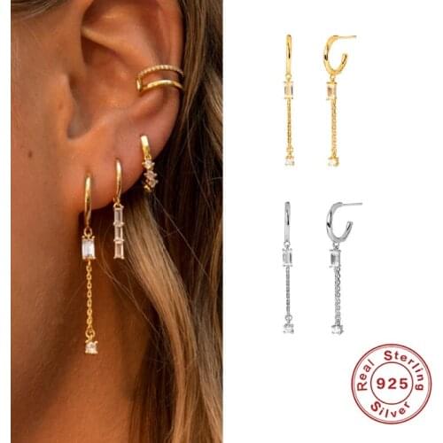 AIDE South Korea Exquisite Temperament Long Pendants Earrings Simple Fashion All Around Earings Elegant Lady Jewelry kolczyki