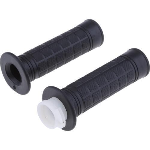 1 Pair 7/8'' 22mm Non-Slip Twist Throttle Hand Grips for ATV Quad Pit Dirt Bike