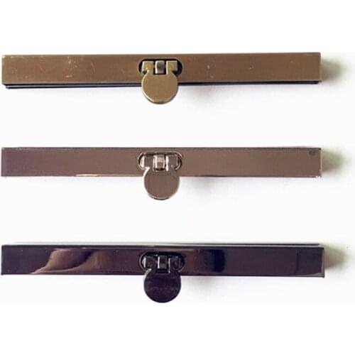 10pcs/lot 11cm DIY coin bag making metal clasp no knurling purse frame silver gunblack bronze color