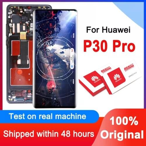 100% Original 6.47" Display Replacement For Huawei P30 Pro LCD Touch Screen Digitizer Assembly For VOG-L29 VOG-L09 VOG-L04 Model