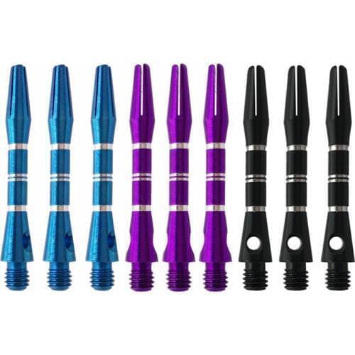 3pcs Darts Shafts 2BA 40mm Standard Thread Aluminum Darts Rod Stems Multiple Styles Colorful Dart Flights Outdoor Wing Tail