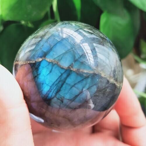 5 cm Very beautiful crystal sphere Natural labradoritel quartz ball gemstone balls Reiki healing
