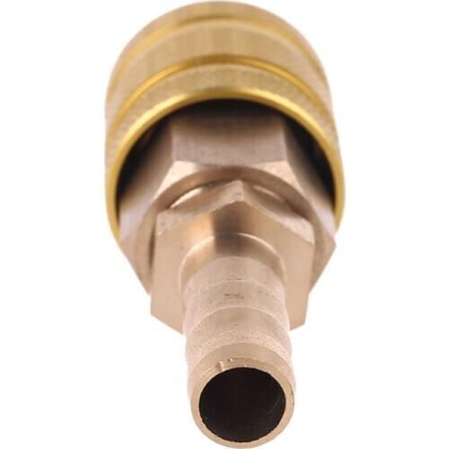 Hardware Coupler and Plug 8mm Solid Brass Quick Connect Air Fittings 1/4\" NPT