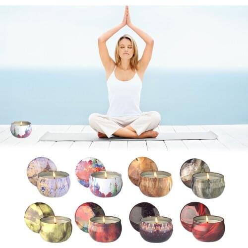 8pcs/set Scented Candles Soy Wax Ethnic Style Fragrance Candles Wedding Birthday Valentines Day Christmas Gifts For Women