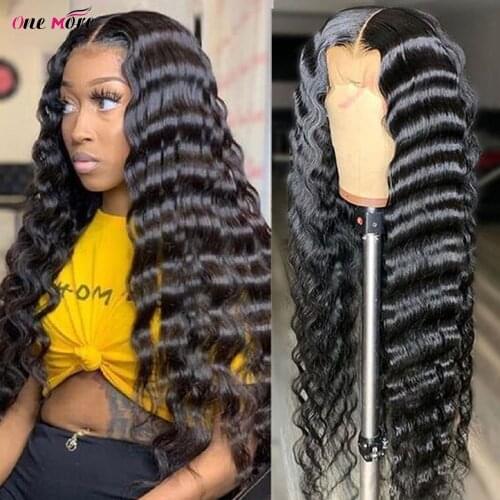 Brazilian Loose Deep Wave Wig 13x6 Deep Part Lace Front Human Hair Wigs Pre Plucked With Baby Hair 8-30 inch 4x4 Closure Wig