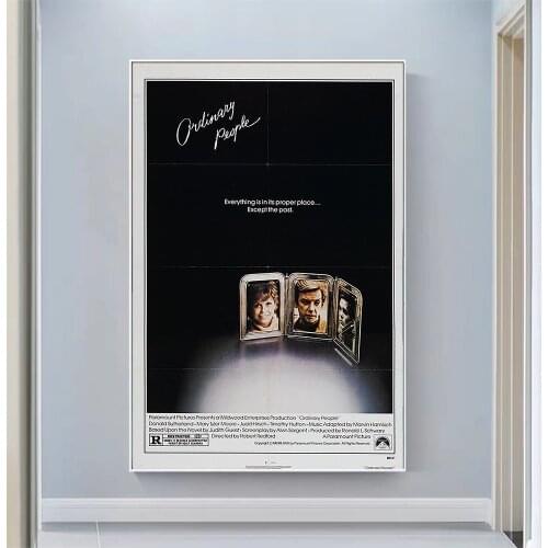 CP1047 Ordinary People Classic Hot Movie Print Silk Fabric Poster Indoor Wall Art Decor Gift
