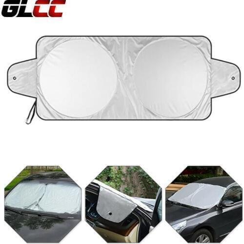 GLCC UV Car Windshield Cover 160*86cm Front Car Window Sunshade Cover Window Film Windshield Visor Cover Car Sunshade