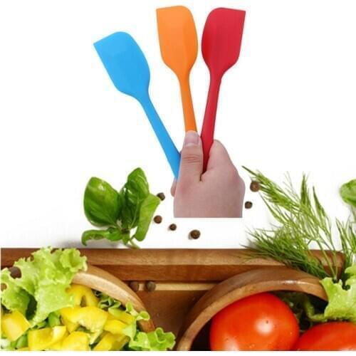 Hot Sale Kitchen Silicone Cream Butter Cake Spatula Mixing Batter Scraper Brush Butter Mixer Cake Brushes Baking Tool Bakeware