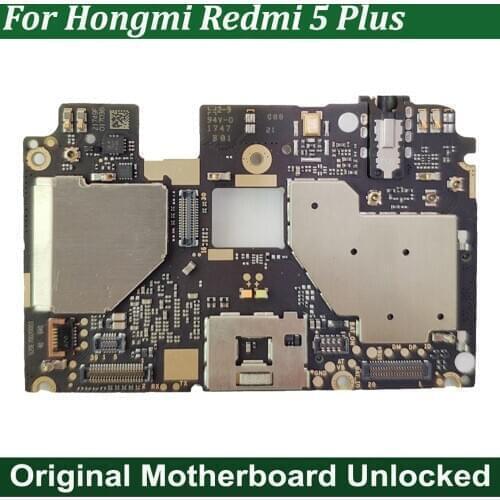 Tested multilingual Original Work Unlock Mainboard Motherboard Circuits Cable For Xiaomi RedMi Hongmi 5 Plus 5P Electronic Panel