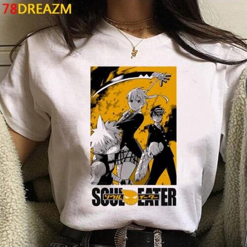 Soul Eater tshirt t shirt men couple clothes vintage harajuku streetwear casual top tees t-shirt ulzzang