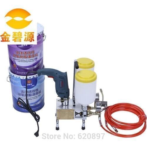 Two materials cups high pressure injection pump