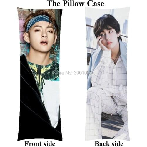 New home woman suga long Pillowcase 150cmx50cm V jimin body pillowcover gift