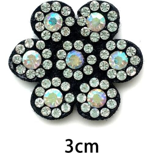 Sunflower Patch Sew On Flower Applique 3Mm Beaded Small Patches For Clothing 1Pcs Handmade Clothes Badges Sewing Accessories