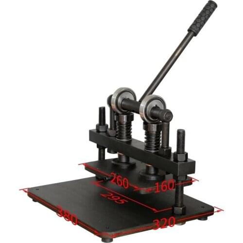 Manual Die-cutting Machine Punch Knife Die Plane Stamping Machine Leather Cutting Machine Die Embossing Cutter 26x16cm