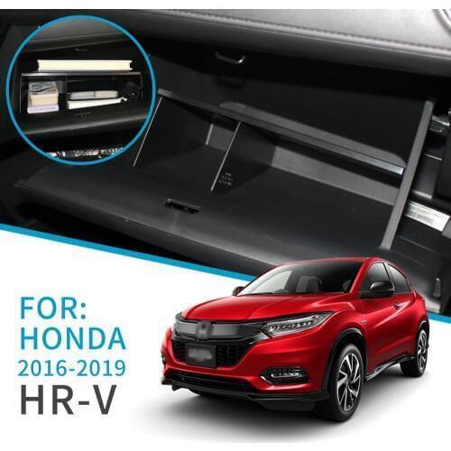 Smabee Car Glove Box Interval Storage for HONDA HR-V 2016 2017 2018 2019 HRV Accessories Console Tidying Co-pilot Storage Box