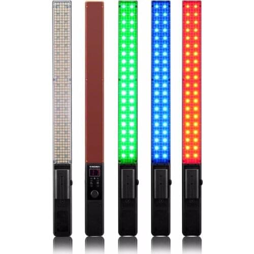 YONGNUO YN360 Handheld LED Video Light 3200k 5500k RGB Colorful 39.5CM + BATTERY + Charger
