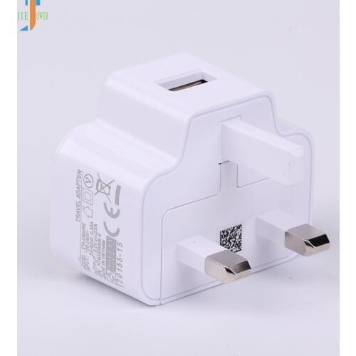 50pcs/lot UK Plug USB Wall Charger 5V 2A Travel Home Charging Charger Mobile Phones Charge Adapter for iPhone iPad Tablet HTC
