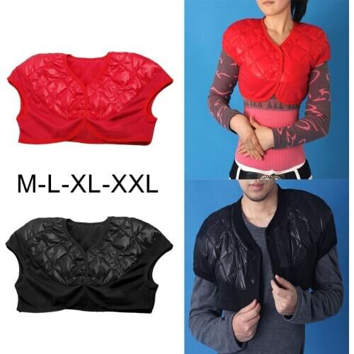 Women Down Jacket Warm Shoulder Warmer Thermal Wrap Protector Winter Outerwear Windproof Parka Shawl Neck Wrap