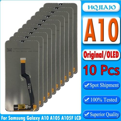 10PCS Original Display For Samsung galaxy A10 lcd Digitizer A105/DS A105F A105FD A105M Display Touch Screen Digitizer OLED