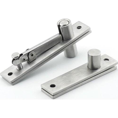1set 360 Degree Shaft Rotation Axis Wooden Door Hinge Hidden Adjustable Gap Shaft Up and Down Door Pivot Hinge Hardware tool