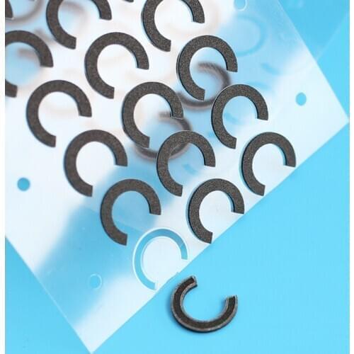 100pcs Flat Headphone DIY Tuning Cotton Headphone Speaker Tuning Paper Cotton Increase Low Frequency