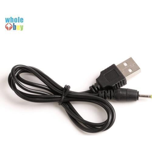 1000pcs/lot Wholesale USB TO DC 5.5mm / 3.5mm / 2.5mm / 2.0mm Jack Power Charging Cable for HUB USB Fan MP4 Nokia GPS Black