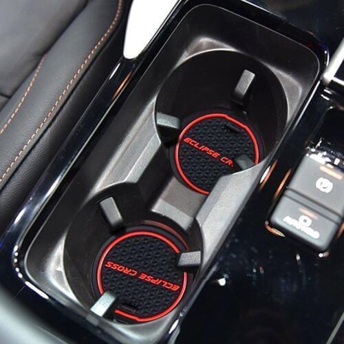 CAR NON-SLIP RUBBER GATE SLOT PAD DOOR GROOVE MATS COVER FOR MITSUBISHI ECLIPSE CROSS 2018 2019 ACCESSORIES CAR STYLING