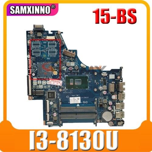 For HP Pavillion 15-BS I3-8130U Laptop Motherboard DKL50 LA-E802P LA-E801P Notebook Mainboard L15871-601 L15871-501 DDR4