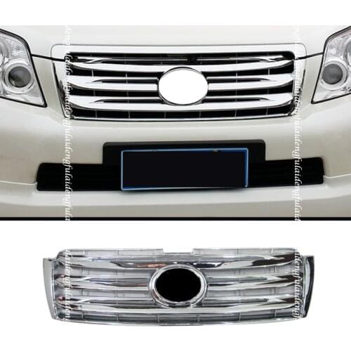 For Toyota Land Cruiser Prado FJ/LC150 2010-2013 Front Bumper Center Grille Horizontal stripes Retrofit Assembly Car Styling
