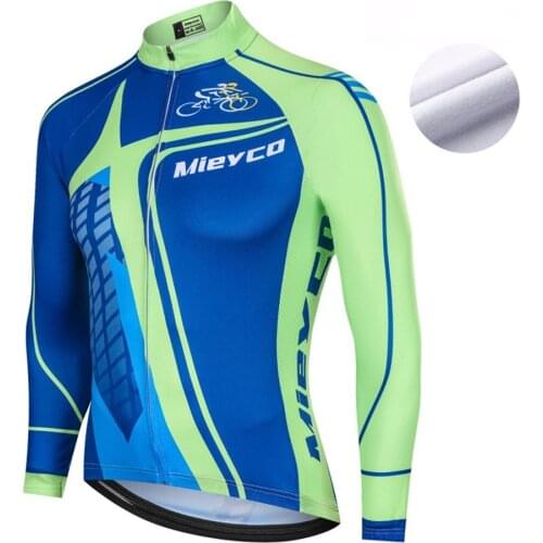 Mieyco Winter Jacket Thermal Fleece Men Cycling Jersey Clothing Mountain Outdoor Triathlon Wear Bicycle Clothes Jackets Outfit
