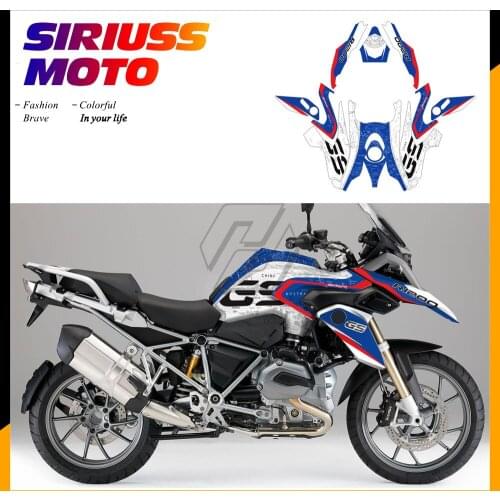 Motorcycle Graphics Decals Kit Case for BMW R1200GS R1200 GS LC 2014-2018