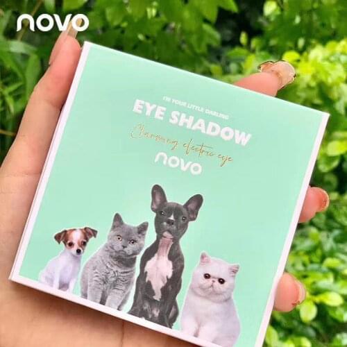 NOVO I'M YOUR LITTER DARLING Eyeshadow Pallete Long lasting Matte Glitter Eye shadow Waterproof Nude Eye Pigment Makeup Palette
