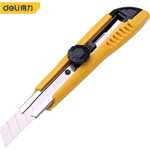 Deli Snap-off Blade Cutter Knife Paper Student Office Stationery Art Knife Box Package Open Opener Parcel Handicraft Sharp Hож