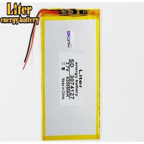 3.7V 4200 mah tablet general polymer lithium 3074127