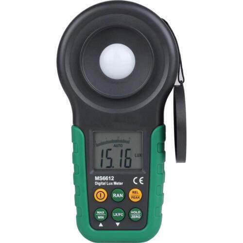 High Quality Professional MS6612 Digital Illuminance Meter Handheld Photometer Lamps LED Lights Portable LUX Tester Instrument