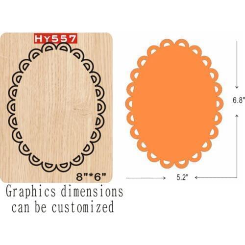 Round mirror pendant cutting dies 2019 die cut &wooden dies Suitable for common die cutting machines on the market