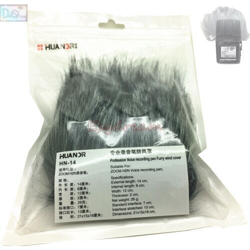 Professional Outdoor Dusty MIC Furry Cover Windscreen Windshield Muff For ZOOM H2N Microphone Deadcat Wind Shield