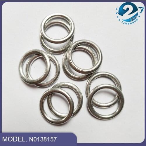10pcs M14 Oil Drain Plug Gaskets Crush Washers Seals Rings for Volkswagen Audi A3 A4 A5 A6 A7 A8 Q3 Q5 Q7 TT N0138157 N038156