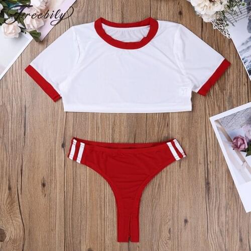 Sexy Costumes Women Cosplay Student Uniform Sexy Underwear Open Crotch Swimsuit Erotic Lingerie Intimates Sex Products