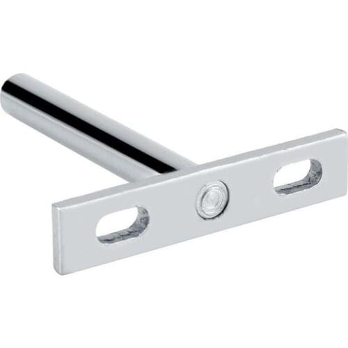 3/4/5in Concealed Floating Wall Shelf Support Metal Bracket Cold Rolled Steel Plate Bracket Bar Single Spacer Bracket