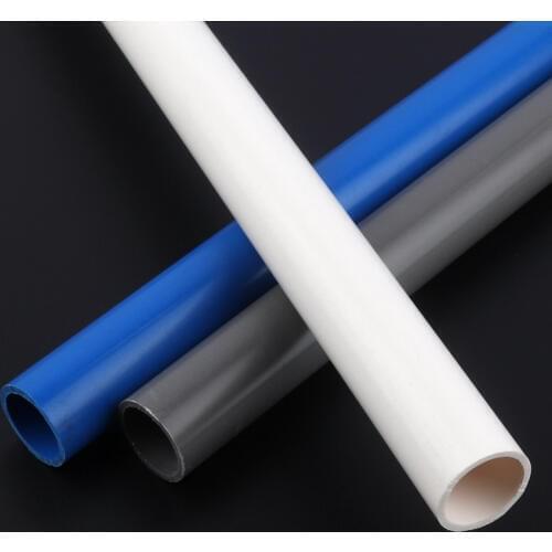 2pcs/lot Outer Dia.32 40mm PVC Pipe Length 50cm 19" Agriculture Garden Irrigation Watering Aquarium Tank Water Supply PVC Tube
