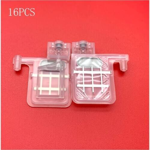 16pcs Transparent ink damper for EPSON DX4 DX5 XP600 TX800 Mutoh Galaxy Allwin Xuli printer ink dumper filter
