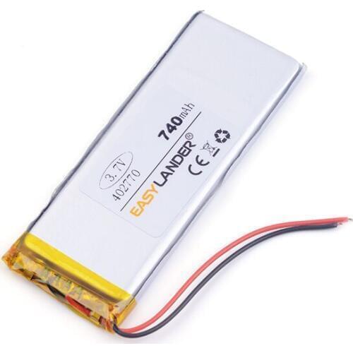 3.7V polymer lithium battery 402770 740MAH domestic high anti 4/4S built-in battery Rechargeable Li-ion Cell 042770