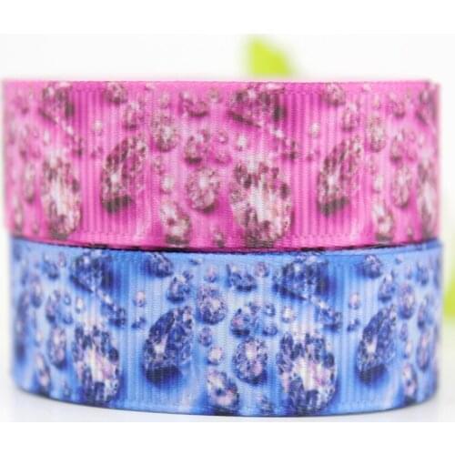 5/8" Diamond printed grosgrain ribbon 16mm 10 yard set importer wedding derective ribbons for diy girls bows gift wrap ribbons