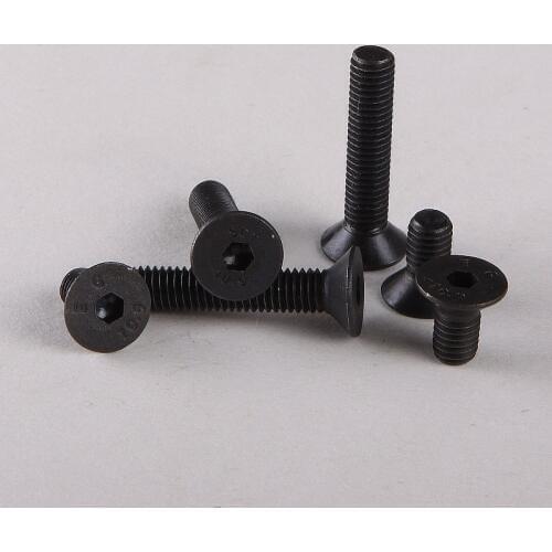 8PCS Cheap 10.9 Ping Cup Grub Screw Hexagon Socket Head Cap Screws Countersunk Head M6 * 40