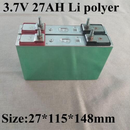 Battery 5C 3.7V High Discharge Rate 3.7V 27Ah Battery Lithium Ion 30ah Bateria for DIY Lifepo4 24v 36V Automotive Starter EV LED