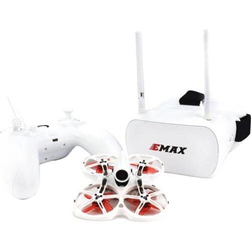 Emax Tinyhawk II RTF Kit RC Quadcopter FPV Racing Drone F4 5A 16000KV RunCam Nano2 700TVL 37CH 25-200mW VTX 1S-2S With Goggle