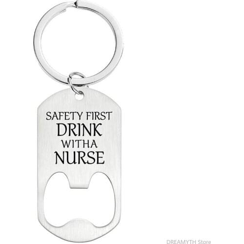 Key bottle opener wedding gift relatives couple friends small gifts lettering personality metal keychain