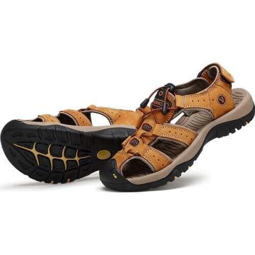 Genuine verano man sandals-men da sandel rasteira v genuino cuir vietnam hombre men sandalia classic rubber sandalet leather de