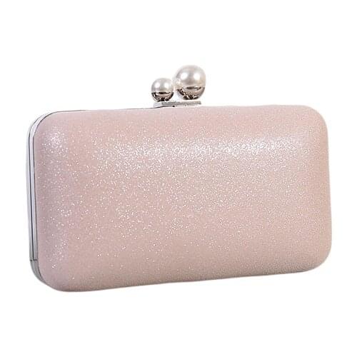 Factory Wholesale cross-body Evening bag 2021 new double pearl ladies clutch handbag female small box small square bag